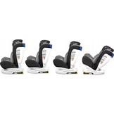 Lionelo Bastiaan Autostoel (Paars, Isofix, 360°, 0-36 kg)