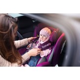 Lionelo Bastiaan Autostoel (Paars, Isofix, 360°, 0-36 kg)