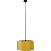 Smartwares IDE-60057 Hanglamp Fluweel Geel (Ø40 cm, E27 fitting)