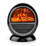 Nedis HTFA21BK Keramische Ventilatorkachel met Sfeerhaard (1500W, 15 m²)