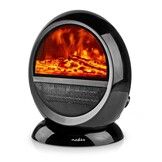 Nedis HTFA21BK Keramische Ventilatorkachel met Sfeerhaard (1500W, 15 m²)