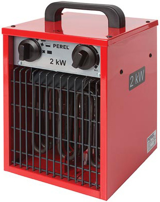 Perel TC78069N Industriële Ventilatorkachel (2000W, Ruimtes tot 25 m²)