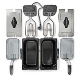 Nedis KADF601FSR Dubbele Frituurpan Aluminium (2x 3L, 3600W)