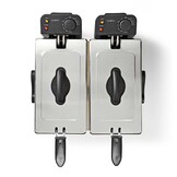 Nedis KADF601FSR Dubbele Frituurpan Aluminium (2x 3L, 3600W)