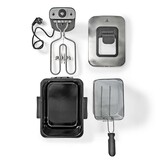 Nedis KADF401FSR Frituurpan Aluminium (2200W, 4L, Geurfilter)