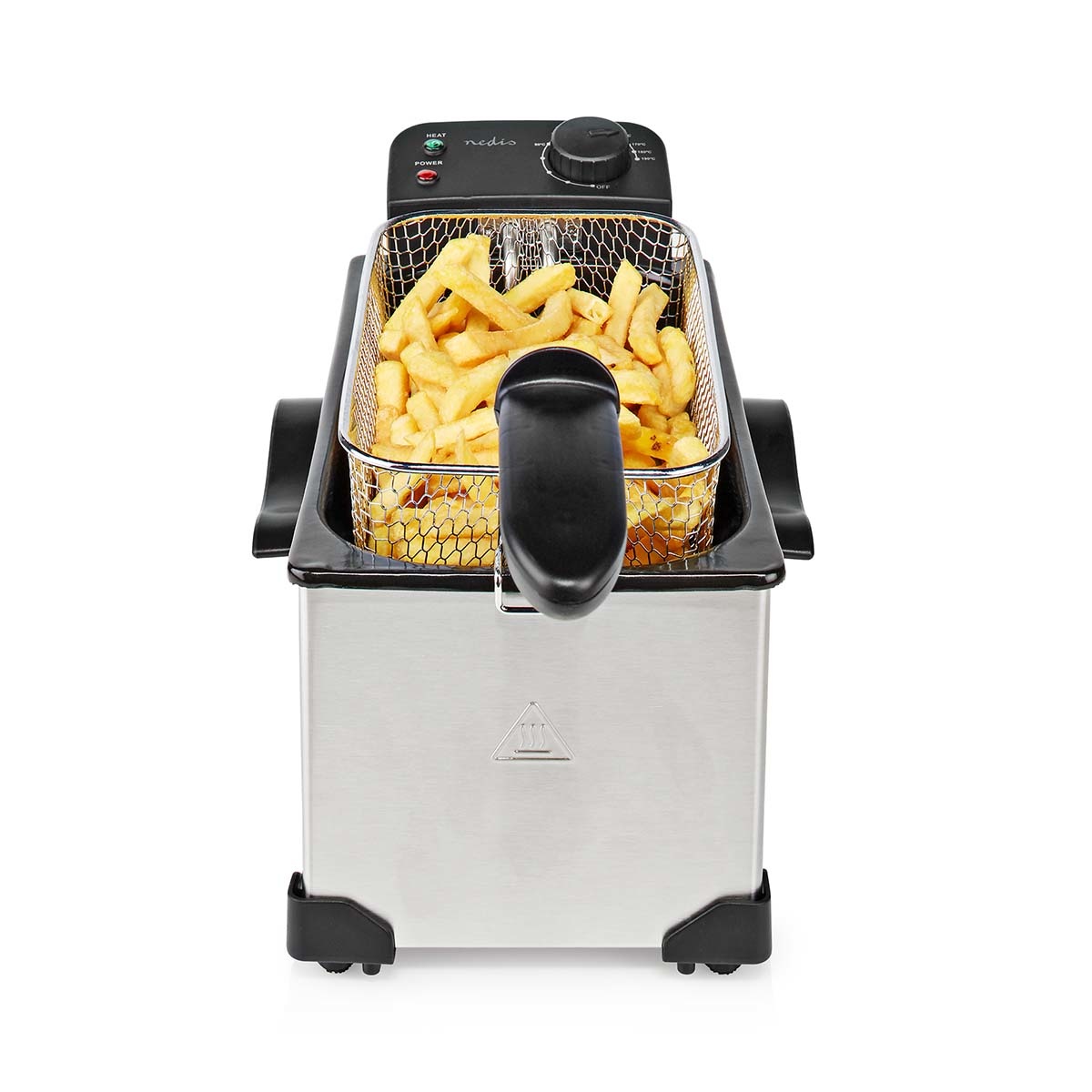 Nedis KADF301FSR Frituurpan Aluminium (2200W, 3L)