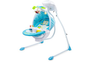 Caretero Bugies Babyschommel Elektrische - Blauw