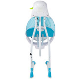 Caretero Bugies Babyschommel Elektrische (Blauw, Timer, Draaibare zitting, Verlichting)
