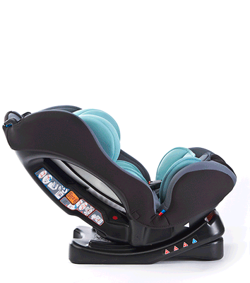 Caretero Combo Autostoel (Donkergrijs, Rugleuningverstelling, Hoofdsteunverstelling, 0-25 kg)