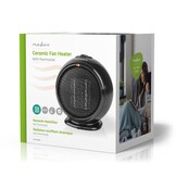 Nedis HTFA15BK Mini Ventilatorkachel (500W, Ruimtes tot 5 m²)