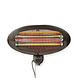 Nedis Nedis HTPA110EBK Terrasverwarmer Wandmontage - 2000W Nedis Nedis HTPA110EBK Terrasverwarmer Wandmontage - 2000W