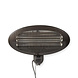 Nedis Nedis HTPA110EBK Terrasverwarmer Wandmontage - 2000W Nedis Nedis HTPA110EBK Terrasverwarmer Wandmontage - 2000W