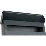 Malatec 12329 Wandbrievenbus met Krantenrol - Antraciet