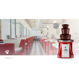 Nedis FCCF100FRD Chocoladefontein (90W, 500 ml, 3-laags)