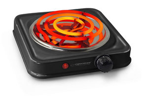 Esperanza Etna Elektrische Kookplaat - Zwart