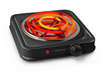 Esperanza Etna Elektrische Kookplaat - Zwart