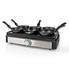 Nedis Nedis FCRA310FBK6 Wokset + Bakplaat voor 6 Personen Nedis Nedis FCRA310FBK6 Wokset + Bakplaat voor 6 Personen