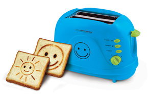 Esperanza EKT003B Broodrooster Smiley - Blauw