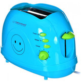 Esperanza EKT003B Broodrooster Smiley (7 standen, Ontdooifunctie, Blauw)