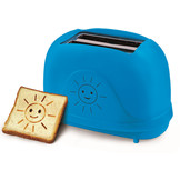 Esperanza EKT003B Broodrooster Smiley (7 standen, Ontdooifunctie, Blauw)