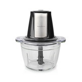 Nedis KAMC300CGY Hakmolen met 1L Glazen Kom (500W, 1 snelheid)