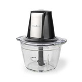 Nedis KAMC300CGY Hakmolen met 1L Glazen Kom (500W, 1 snelheid)