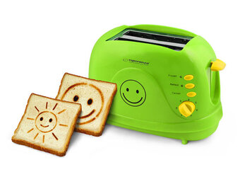 Esperanza EKT003 Broodrooster Smiley - Groen