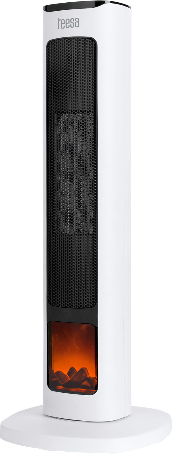 Teesa TSA8052 Keramische Ventilatorkachel met Openhaard-imitatie (2000W, Afstandsbediening)