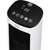 Teesa TSA8052 Keramische Ventilatorkachel met Openhaard-imitatie (2000W, Afstandsbediening)