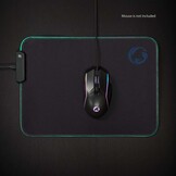 Nedis GMPDL110BK Gaming Muismat (350x250 mm, Antislip, LED)