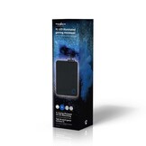 Nedis GMPDL110BK Gaming Muismat (350x250 mm, Antislip, LED)