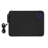 Nedis GMPDL110BK Gaming Muismat (350x250 mm, Antislip, LED)