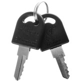 Malatec 12328 Wandbrievenbus (Zwart, 2 sleutels)