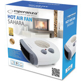 Esperanza Sahara Ventilatorkachel - 2000W