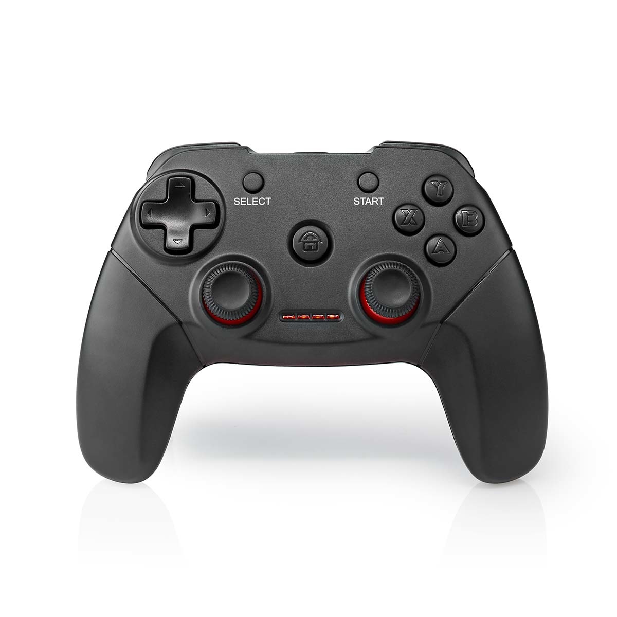 Nedis GGPDW110BK Draadloze Gaming Controller (Geschikt voor PC, Batterij gevoed)