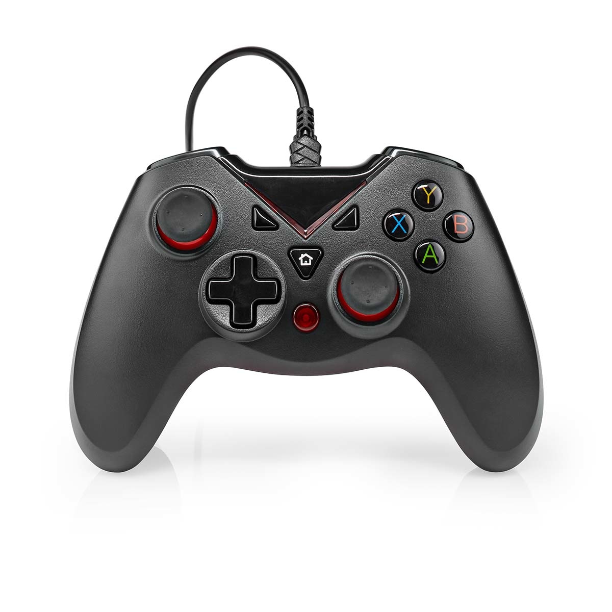 Nedis GGPD110BK Draadloze Gaming Controller (Geschikt voor PC, USB gevoed)