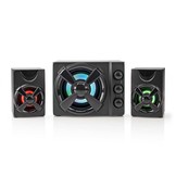 Nedis GSPR31021BK Subwoofer Gaming Speakerset (Geschikt voor PC, USB gevoed, 33W)