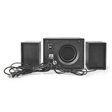 Nedis GSPR31021BK Subwoofer Gaming Speakerset (Geschikt voor PC, USB gevoed, 33W)