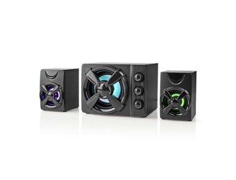 Nedis GSPR31021BK Subwoofer Gaming Speakerset