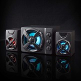 Nedis GSPR31021BK Subwoofer Gaming Speakerset (Geschikt voor PC, USB gevoed, 33W)