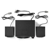 Nedis GSPR31021BK Subwoofer Gaming Speakerset (Geschikt voor PC, USB gevoed, 33W)