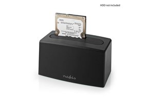 Nedis HDDUSB3210BK Docking Station voor 1x HDD/SSD
