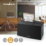 Nedis HDDUSB3210BK Docking Station voor 1x HDD/SSD (USB 3.2 Gen1, SATA III, Kloonfunctie)