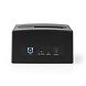 Nedis Nedis HDDUSB3210BK Docking Station voor 1x HDD/SSD (USB 3.2 Gen1, SATA III, Kloonfunctie) Nedis Nedis HDDUSB3210BK Docking Station voor 1x HDD/SSD (USB 3.2 Gen1, SATA III, Kloonfunctie)