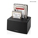 Nedis Nedis HDDUDB3210BK Docking Station voor 2x HDD/SSD (USB 3.2 Gen1, SATA III, Kloonfunctie) Nedis Nedis HDDUDB3210BK Docking Station voor 2x HDD/SSD (USB 3.2 Gen1, SATA III, Kloonfunctie)