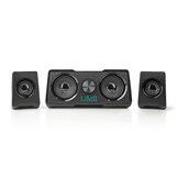 Nedis GSPR21022BK Subwoofer Gaming Speakerset (Geschikt voor PC, USB gevoed, 48W)