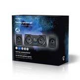Nedis GSPR21022BK Subwoofer Gaming Speakerset (Geschikt voor PC, USB gevoed, 48W)