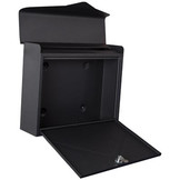 Perel Verona Wandbrievenbus - Zwart