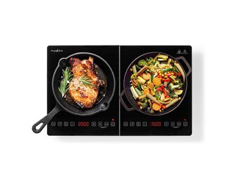 Nedis KAIP124CBK2 Inductie Kookplaat