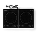 Nedis Nedis KAIP124CBK2 Inductie Kookplaat (2 pits, 3500W, Zwart) Nedis Nedis KAIP124CBK2 Inductie Kookplaat (2 pits, 3500W, Zwart)